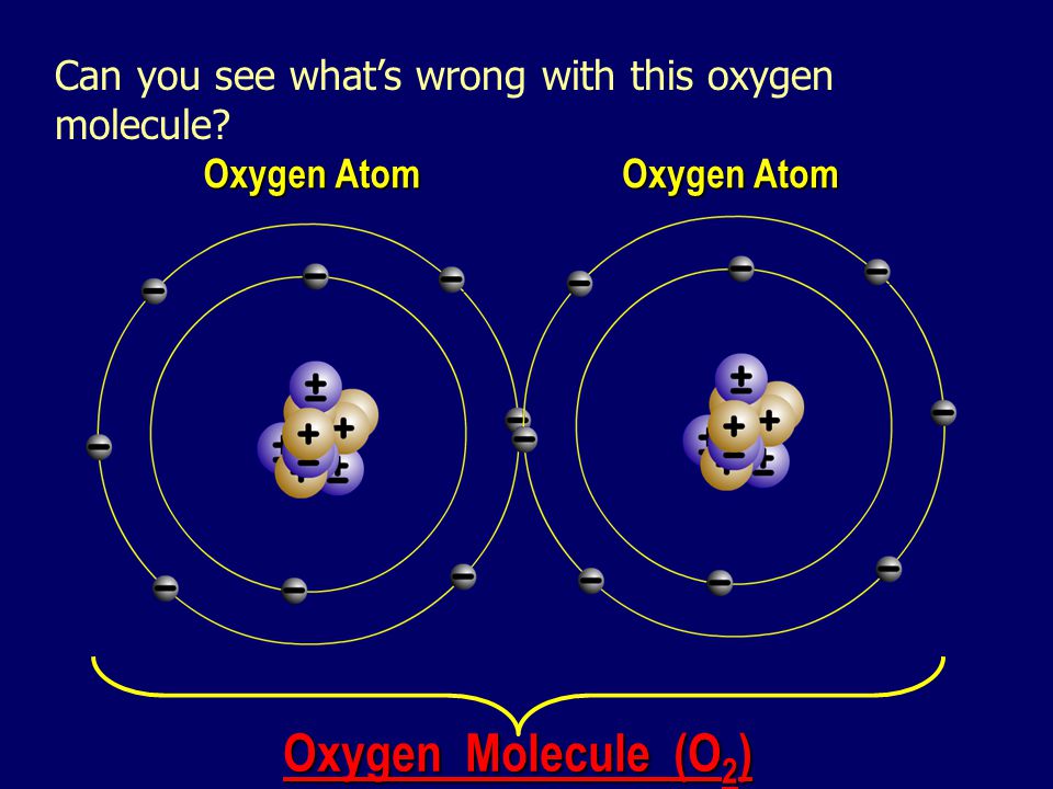 Can you see what’s wrong with this oxygen molecule