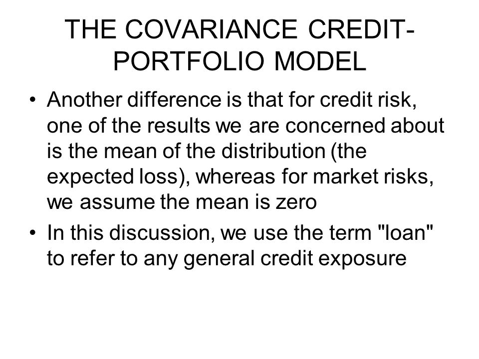 Risk Measurement For A Credit Portfolio Part One Ppt Video