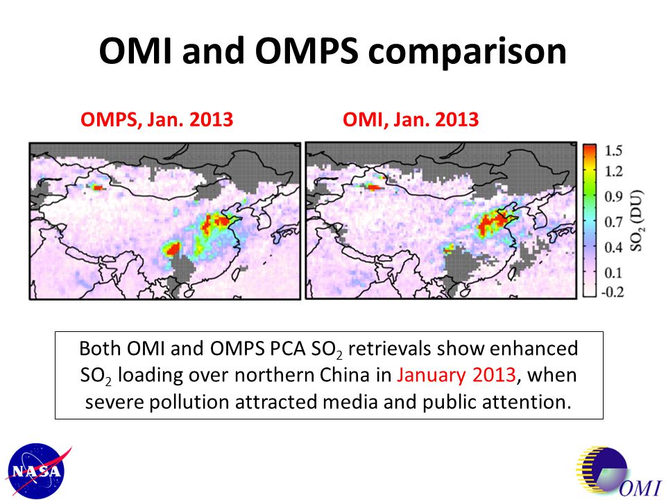 OMI and OMPS comparison