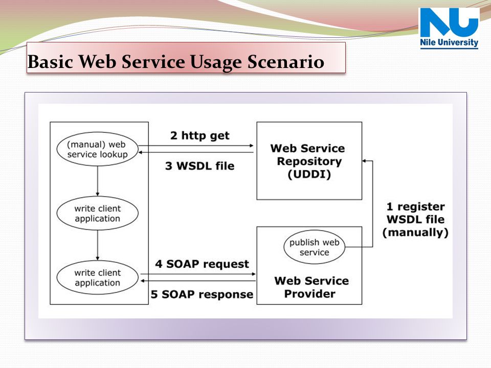 Basic Web Service Usage Scenario