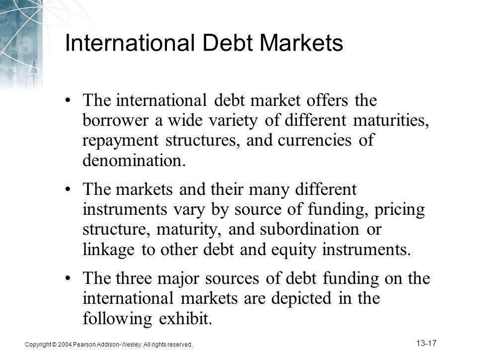 Financial Structure and International Debt - ppt video online download