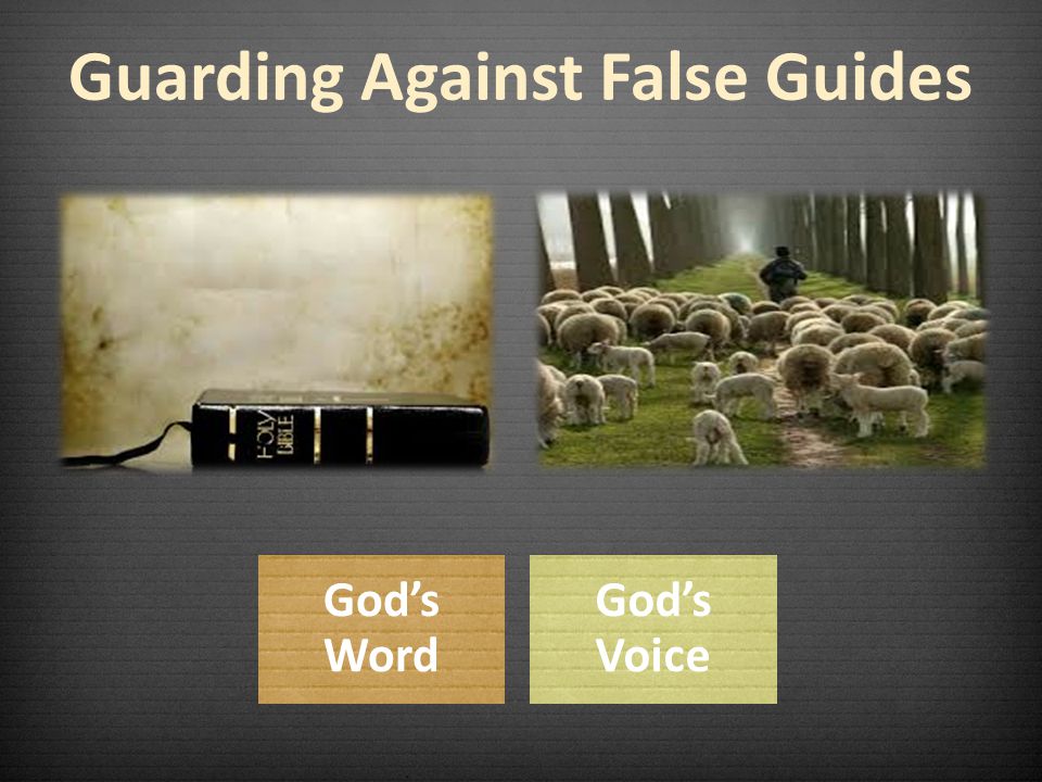 Guarding Against False Guides