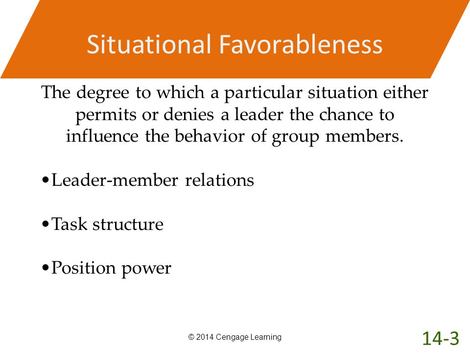 Situational Favorableness