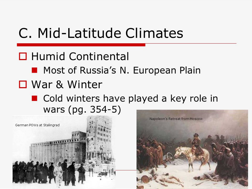 C. Mid-Latitude Climates