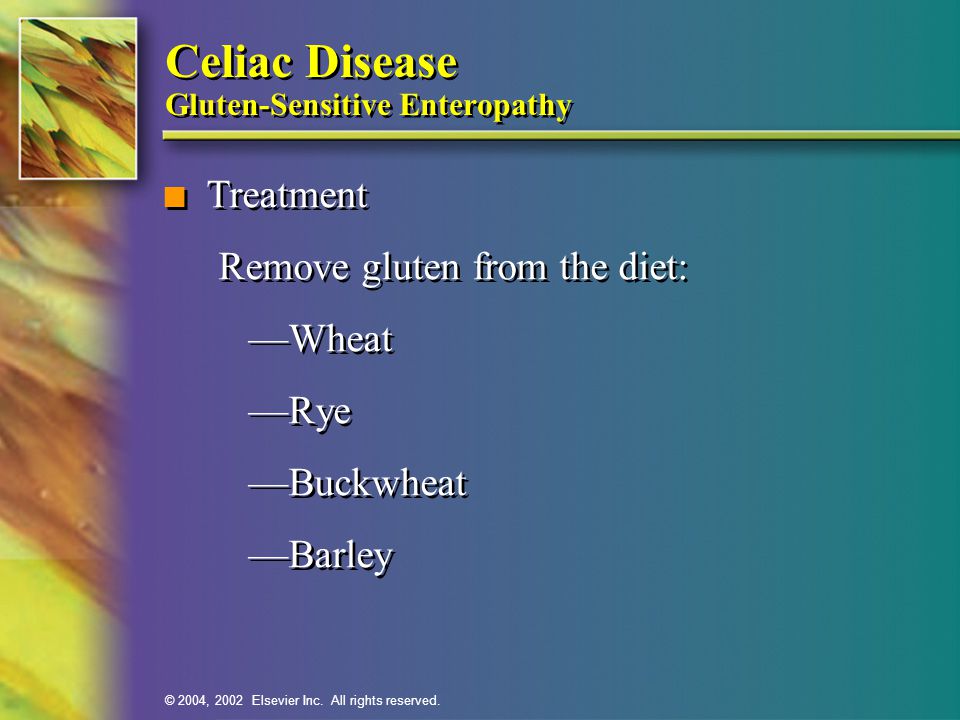 Celiac Disease Gluten-Sensitive Enteropathy