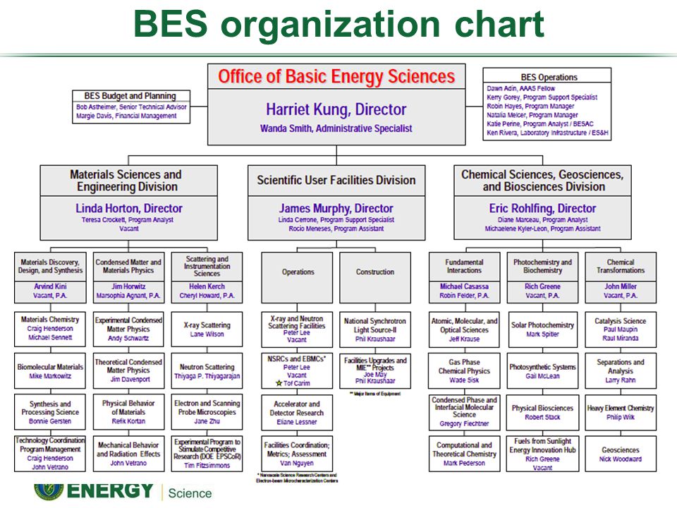 Doe Bes Org Chart
