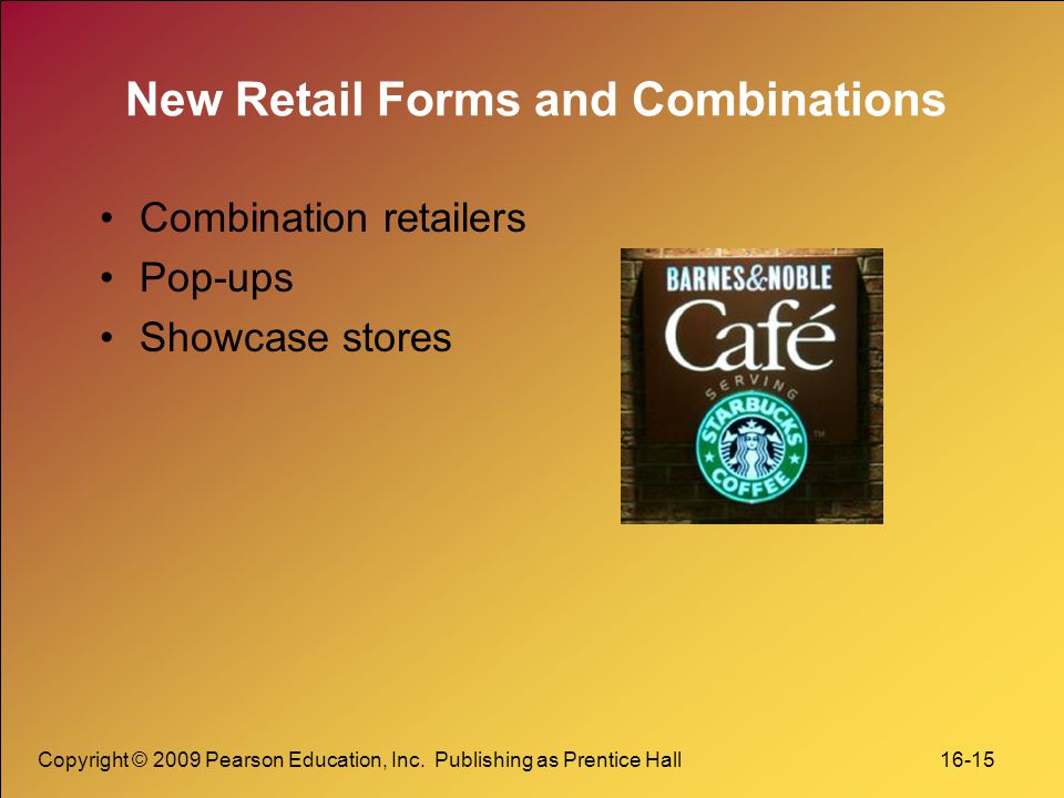 New Retail Forms and Combinations