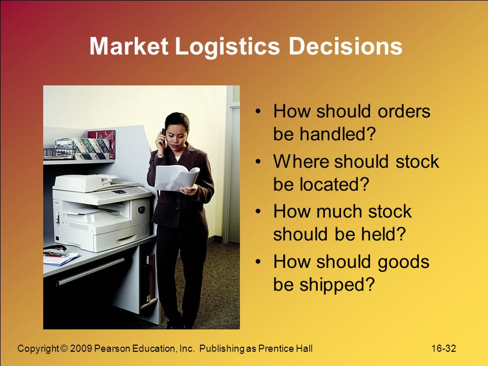 Market Logistics Decisions