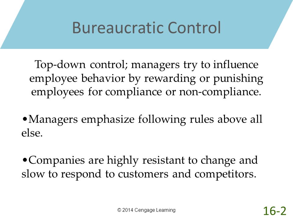 Bureaucratic Control 16-2