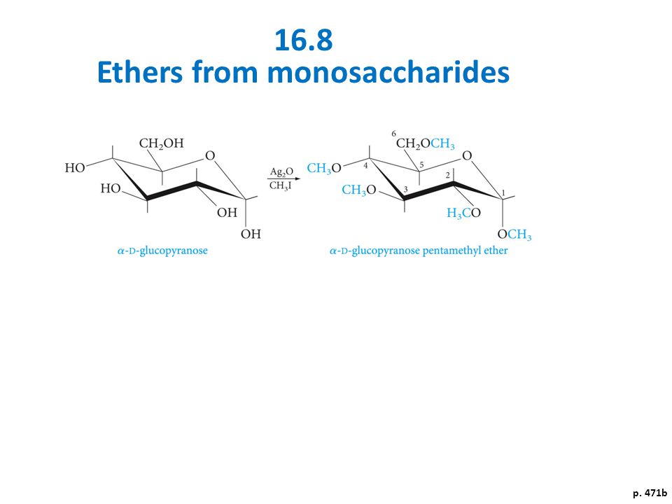 Ethers from monosaccharides