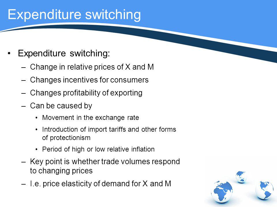 Expenditure switching