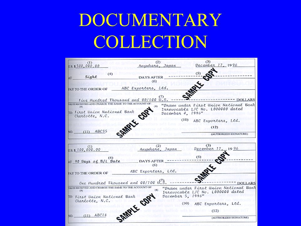DOCUMENTARY COLLECTION