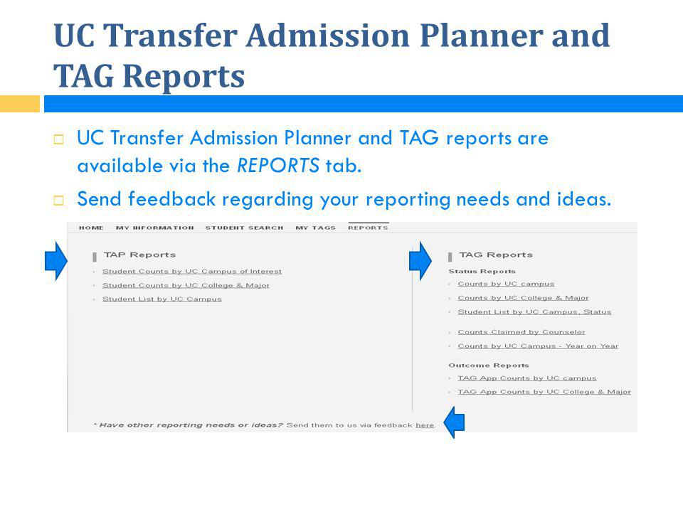 transfer admission planner