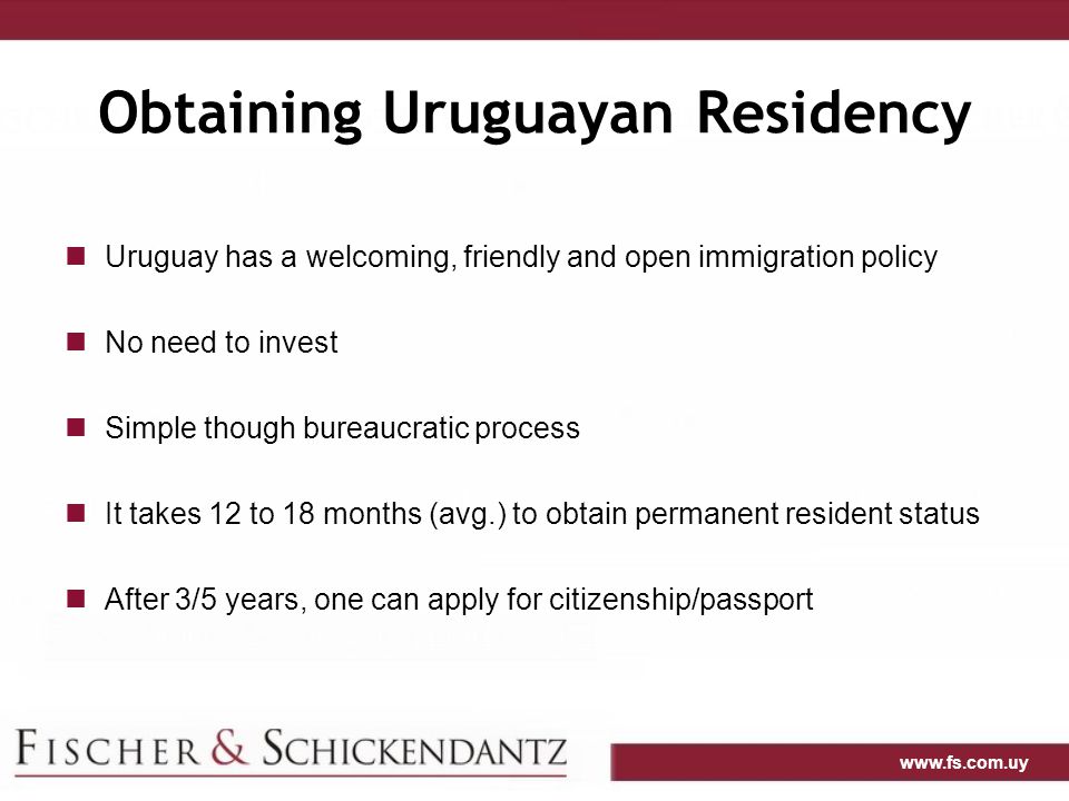 Obtaining Uruguayan Residency
