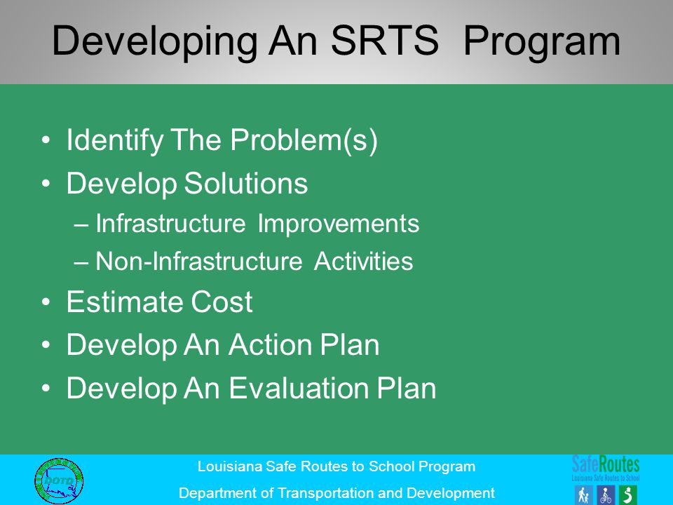 Developing An SRTS Program