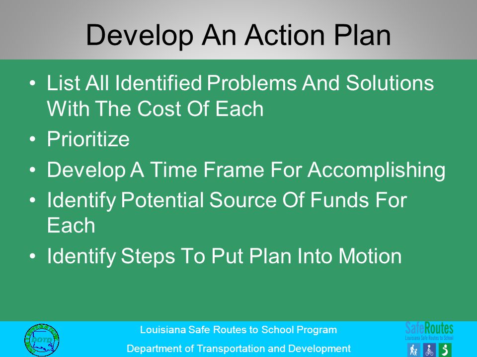 Develop An Action Plan List All Identified Problems And Solutions With The Cost Of Each. Prioritize.
