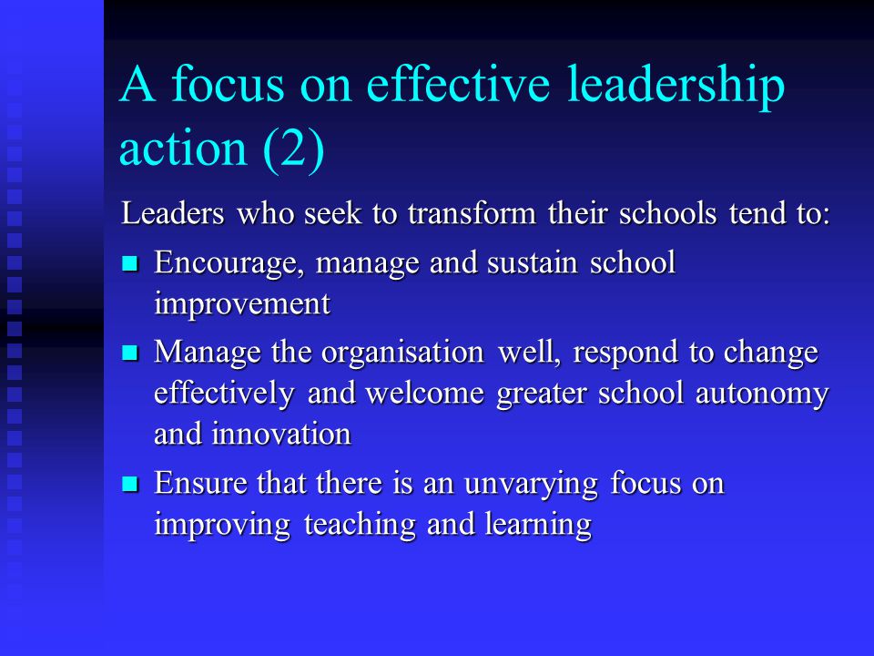 A focus on effective leadership action (2)