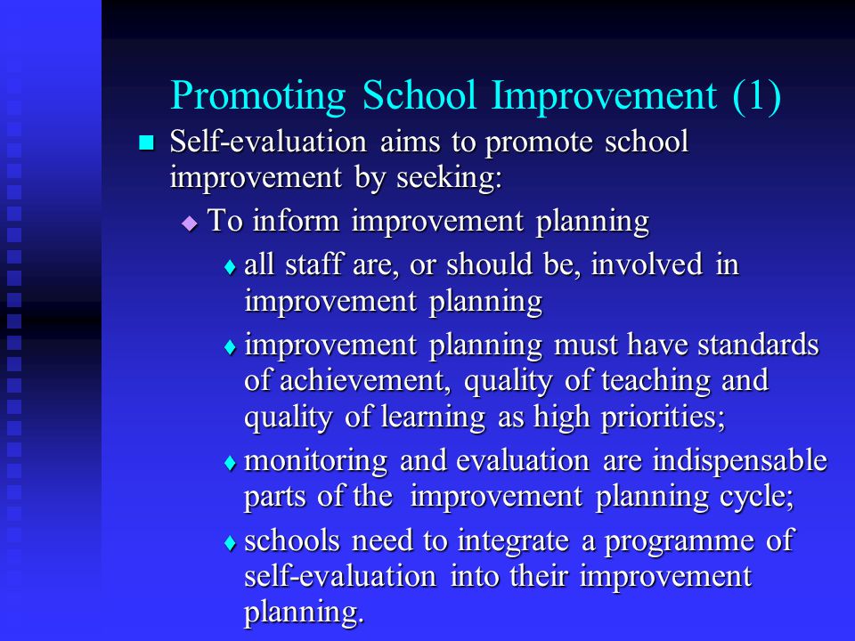 Promoting School Improvement (1)
