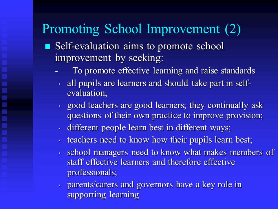 Promoting School Improvement (2)