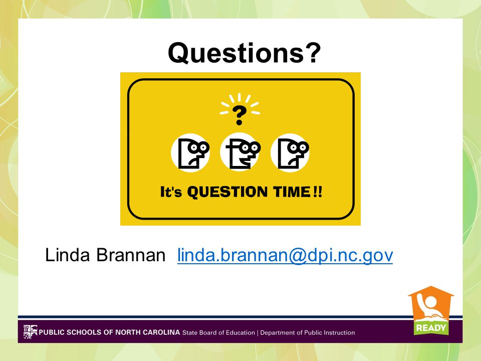 Questions Linda Brannan