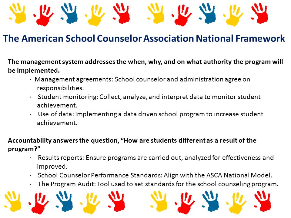 The American School Counselor Association National Framework