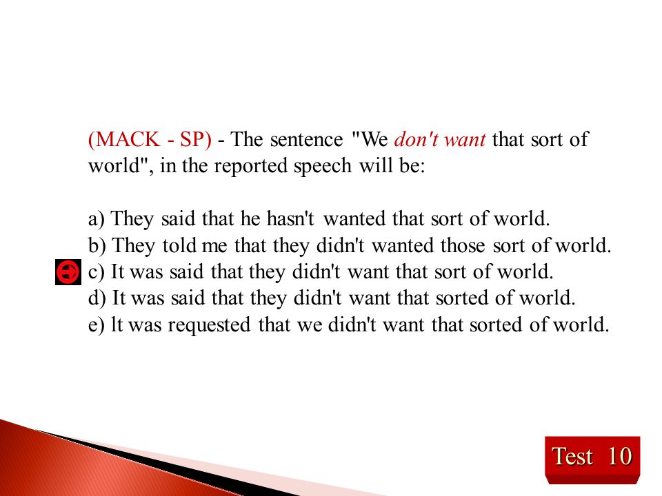 pic I Don't Know The Way Do You He Asked reported speech tests ppt video