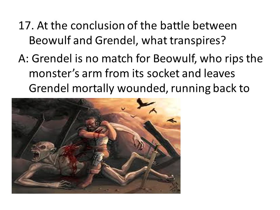describe the battle between beowulf and grendel