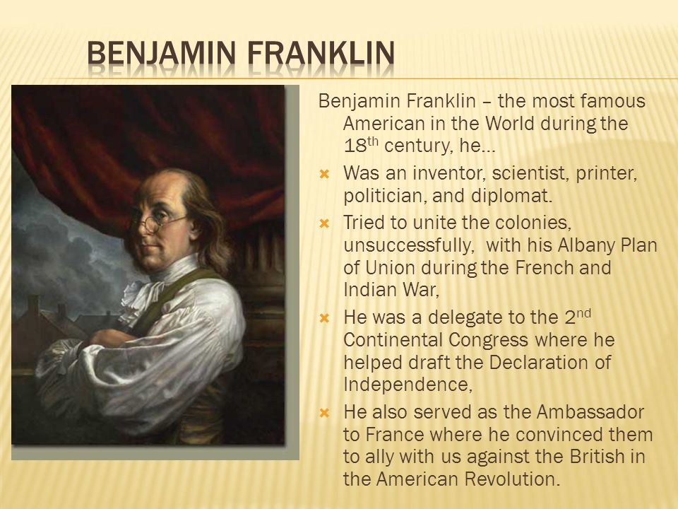 what role did benjamin franklin play in the american revolution
