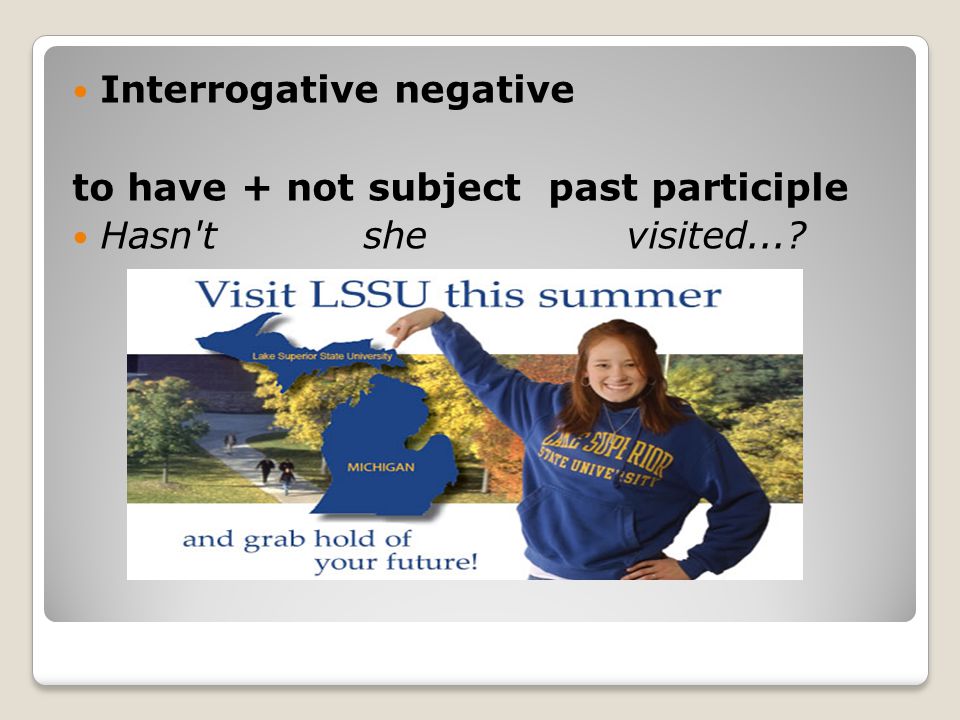Interrogative negative