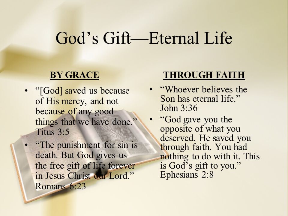 God’s Gift—Eternal Life