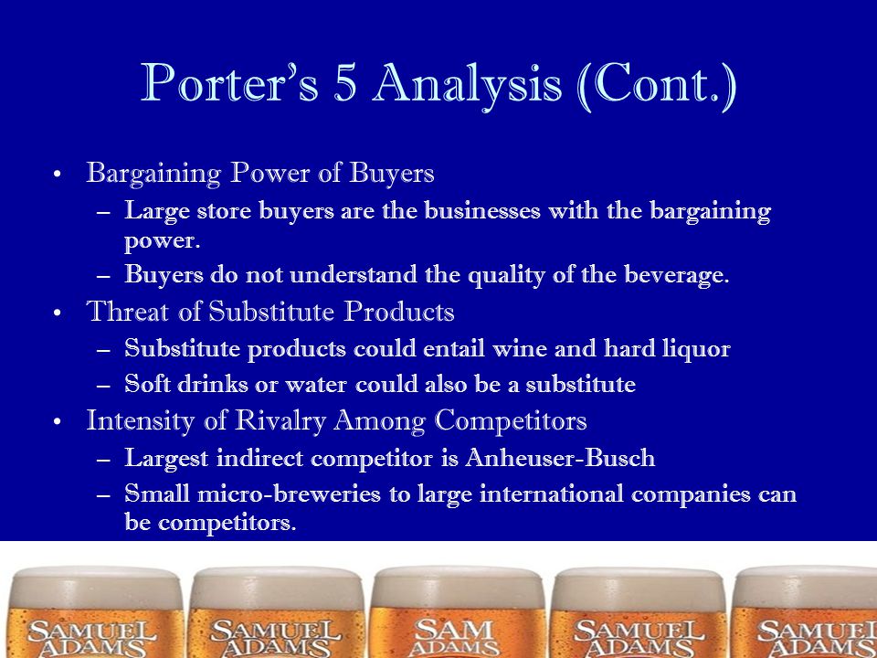 boston beer company competitors