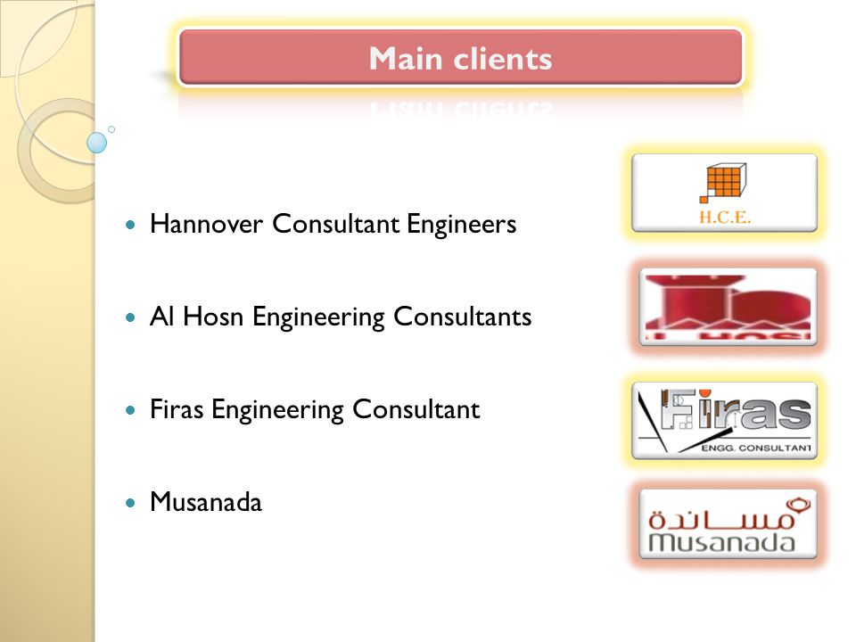 Main clients Hannover Consultant Engineers
