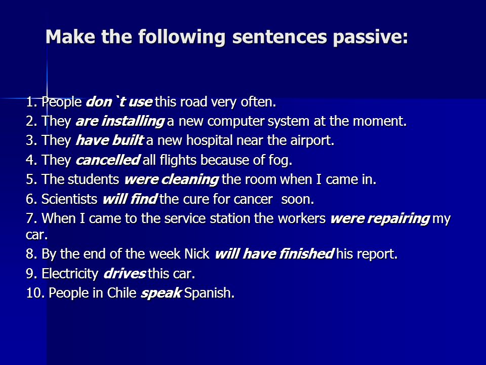 THE PASSIVE VOICE. - ppt video online download