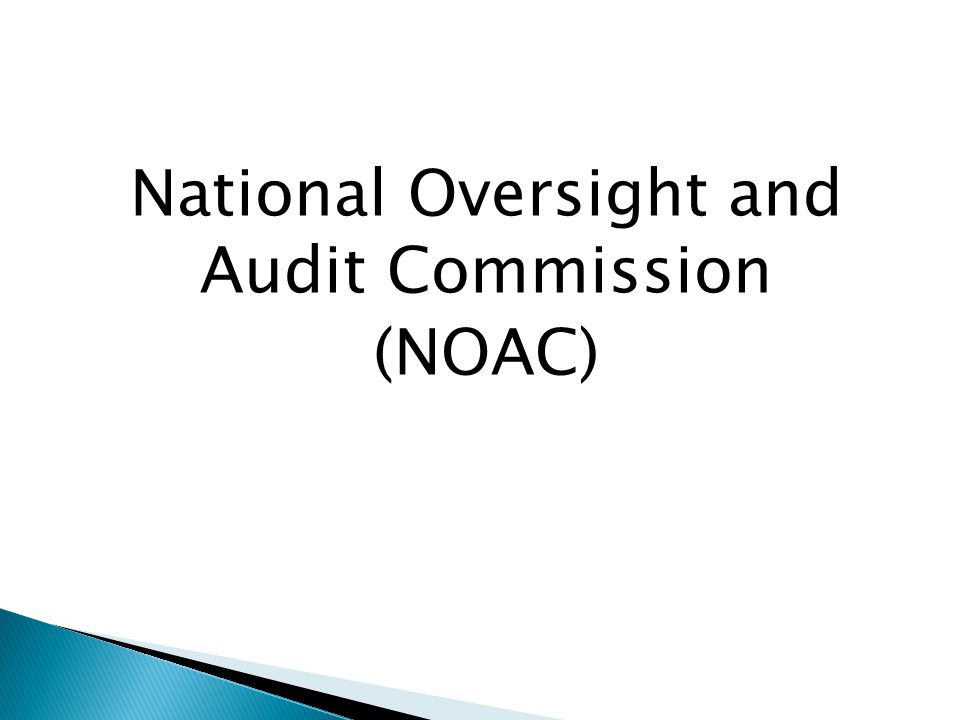 National Oversight and Audit Commission (NOAC)
