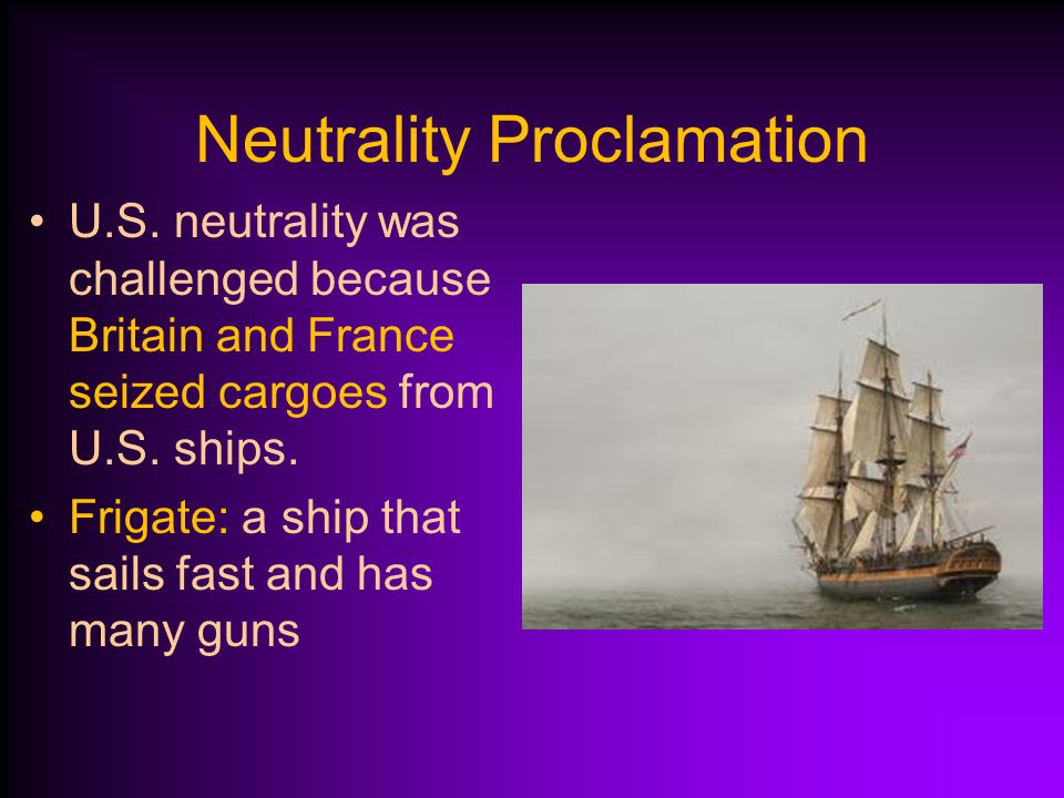 Neutrality Proclamation