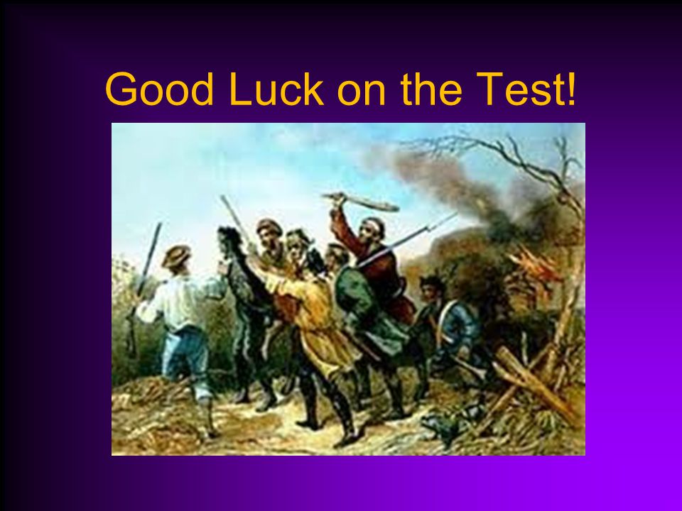 Good Luck on the Test!