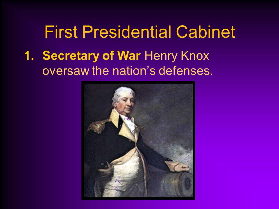 First Presidential Cabinet