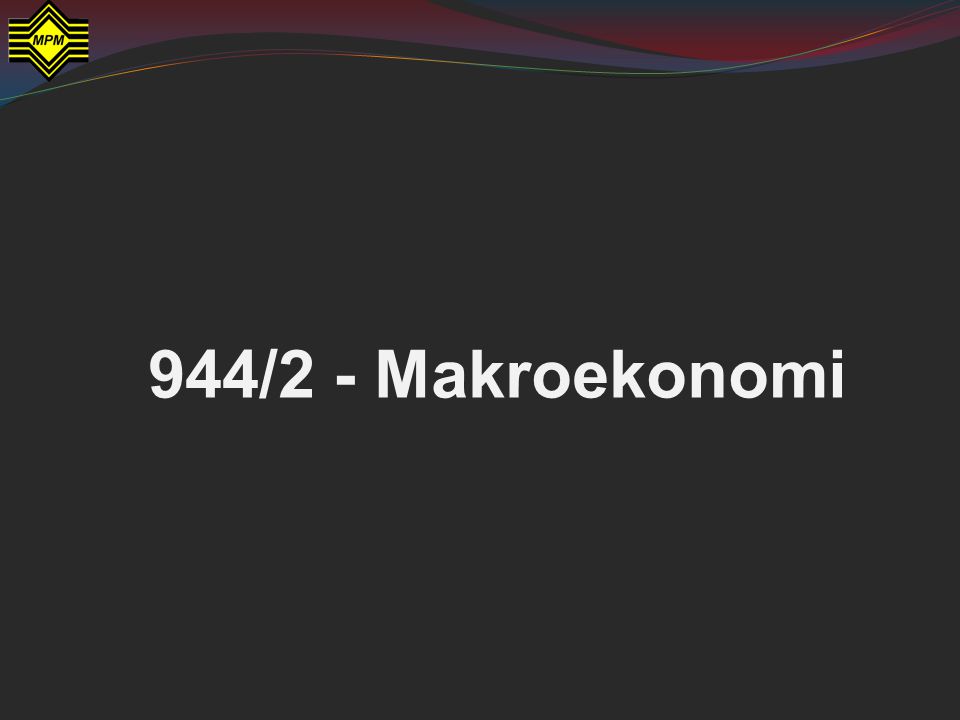 944/2 - Makroekonomi