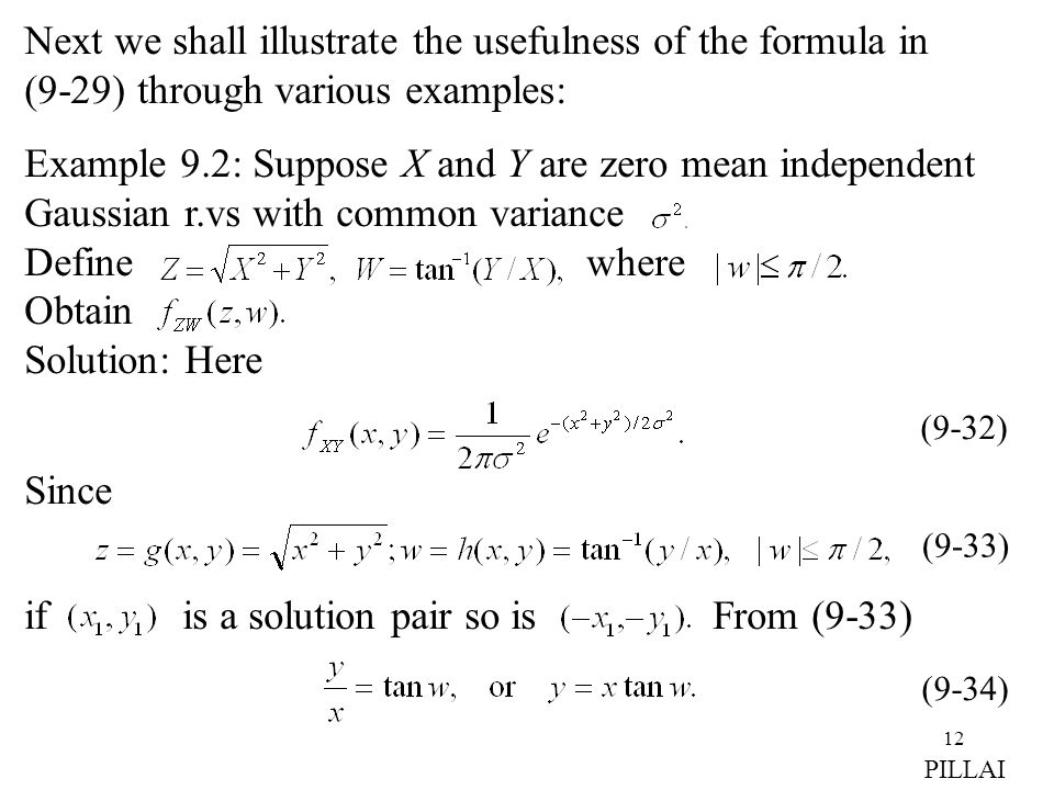 if is a solution pair so is From (9-33)