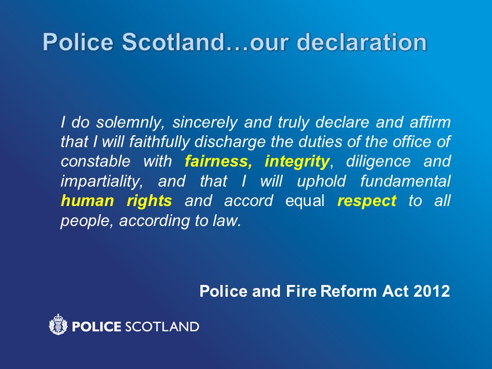 Values Based Policing In Scotland Ethical Policing From Poster To Pavement Police Scotland Is A Values Based Organisation How We Serve Our Communities Ppt Video Online Download Values Based Policing In Scotland Ethical Policing From Poster To Pavement Police Scotland Is A Values Based Organisation How We Serve Our Communities Ppt Video Online Download