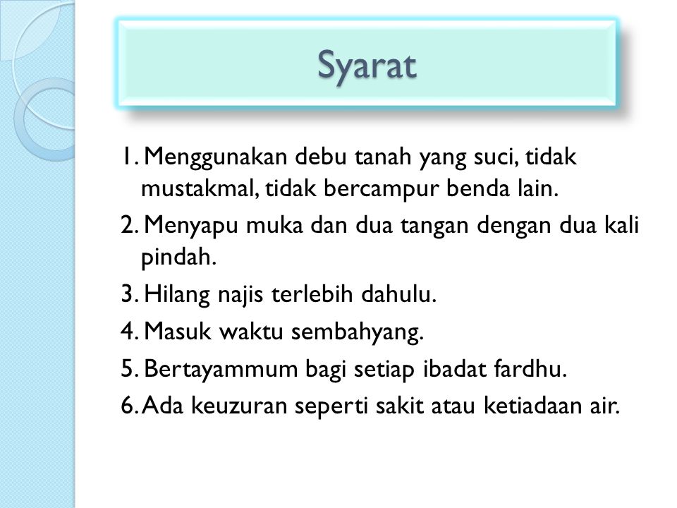 Pendidikan Islam Ting 2 Tayamum Lessons Tes Teach