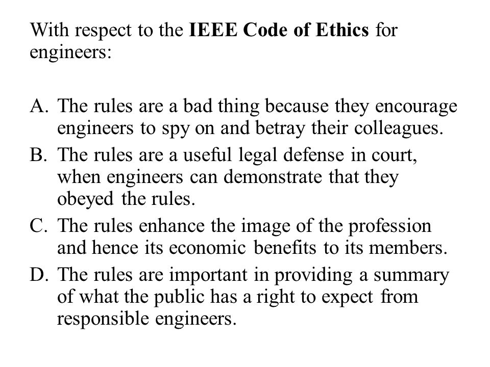 Engineering Ethics II Mini-case studies - ppt video online download