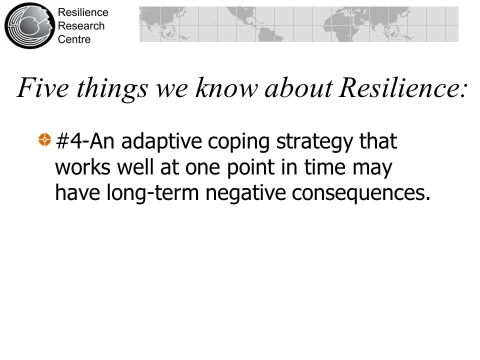 Five things we know about Resilience: