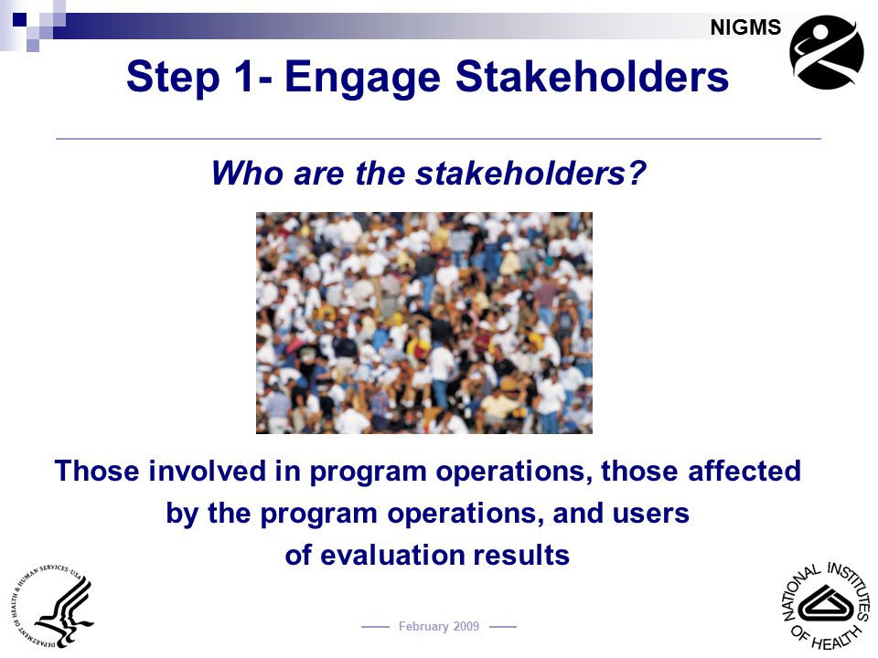 Step 1- Engage Stakeholders