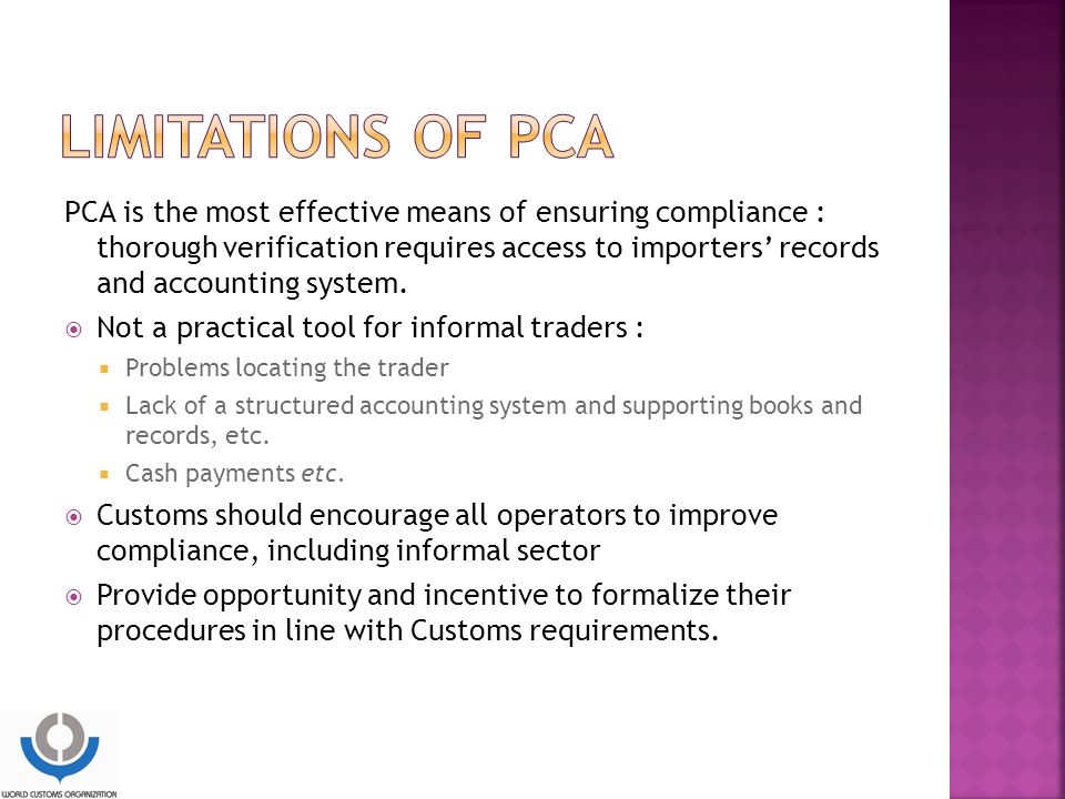 Limitations of PCA