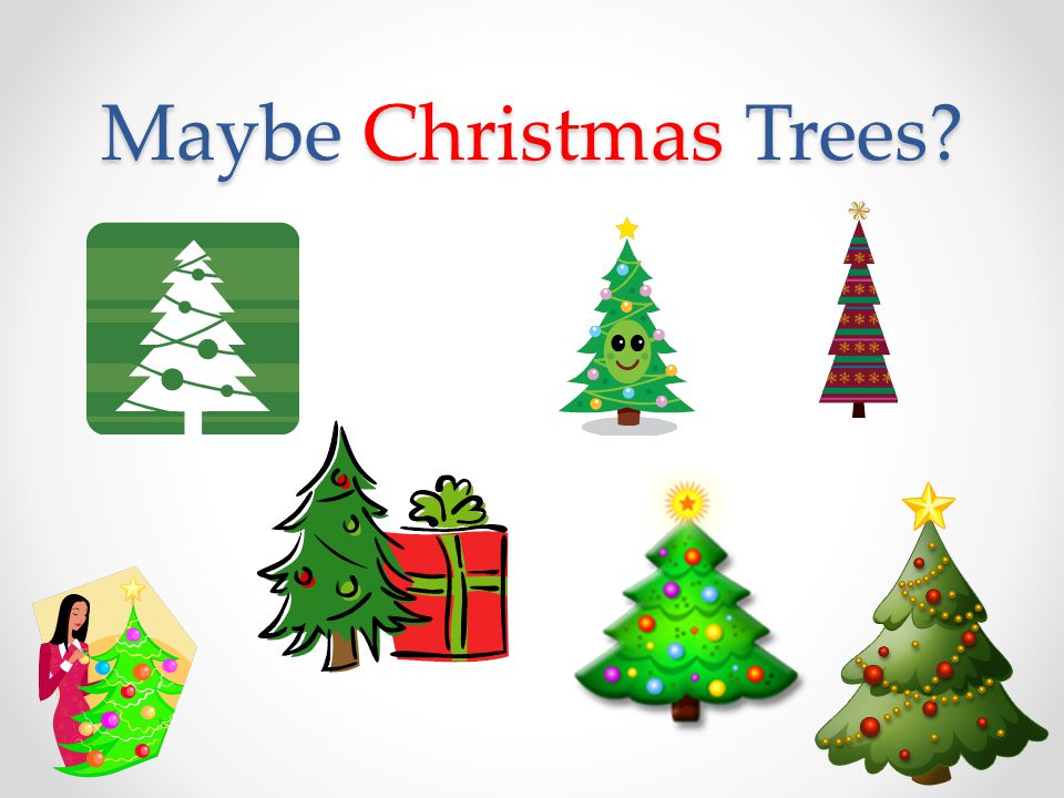 Maybe Christmas Trees