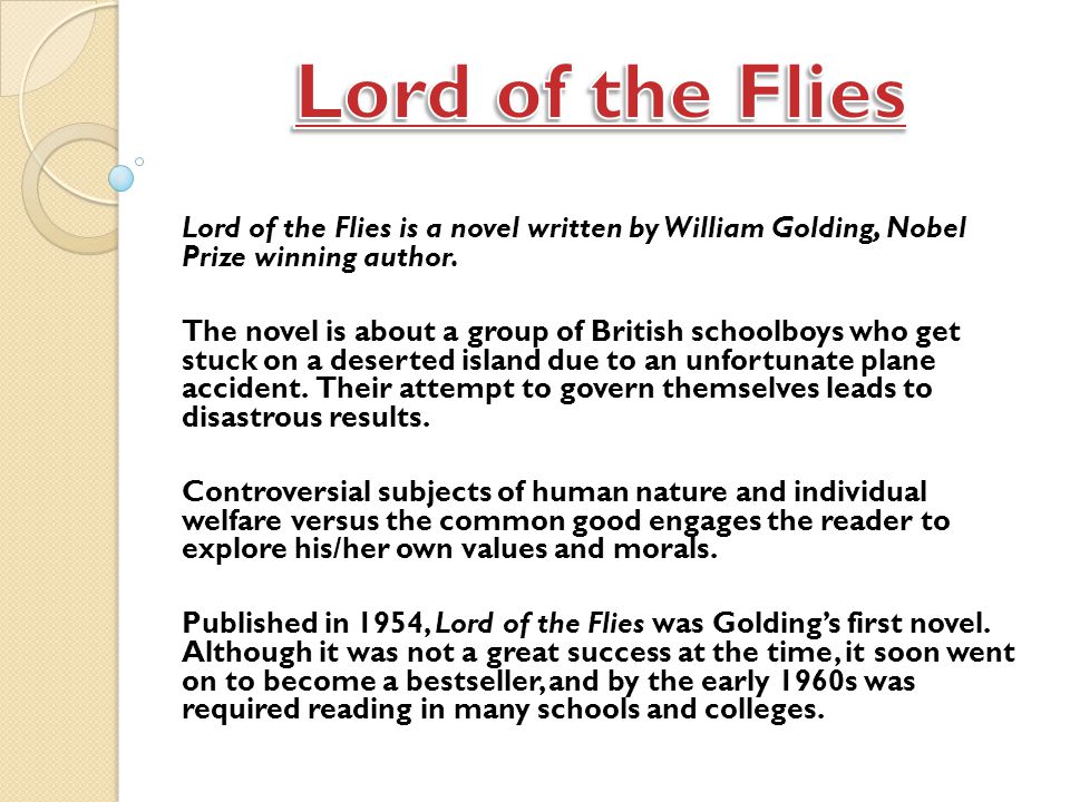 Image result for lord of the flies book nobel prize