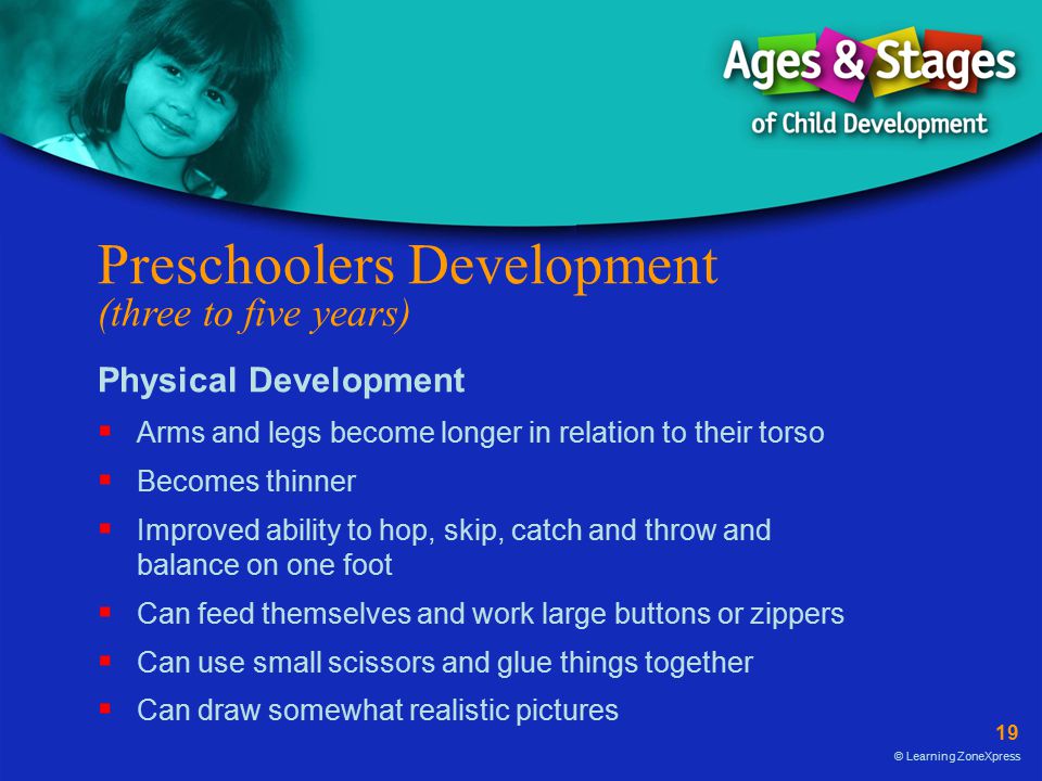 Preschoolers Development (three to five years)