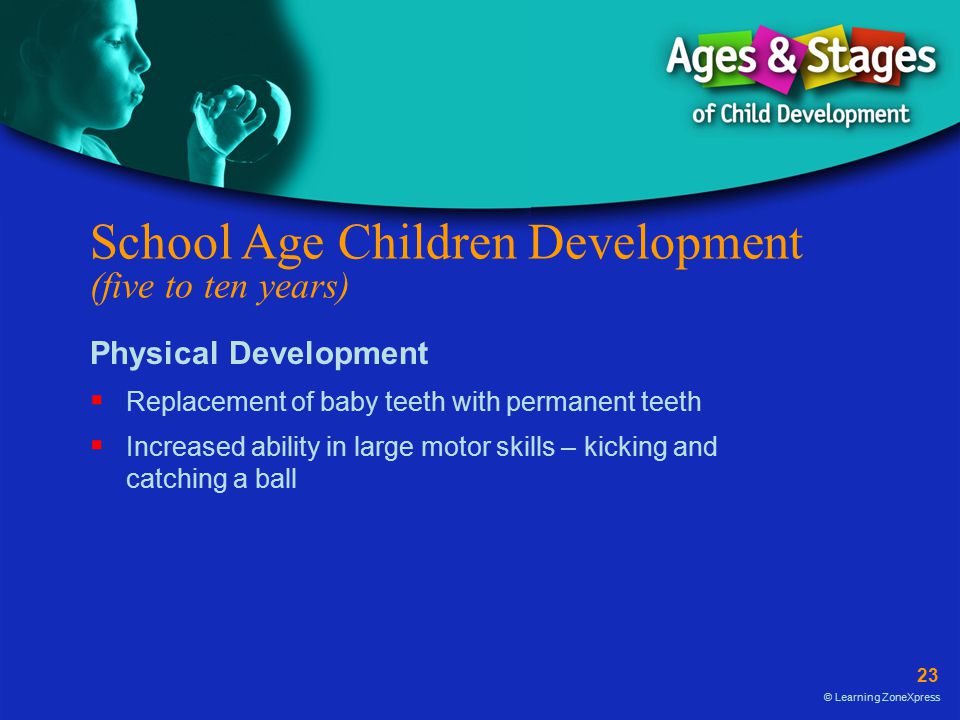 School Age Children Development (five to ten years)