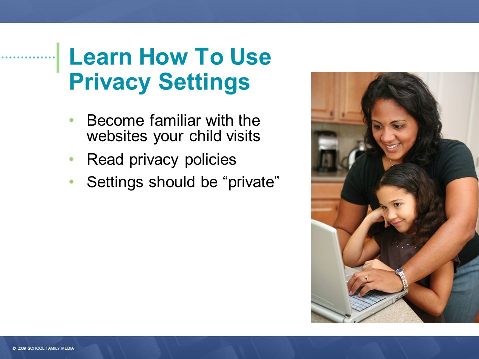 Learn How To Use Privacy Settings
